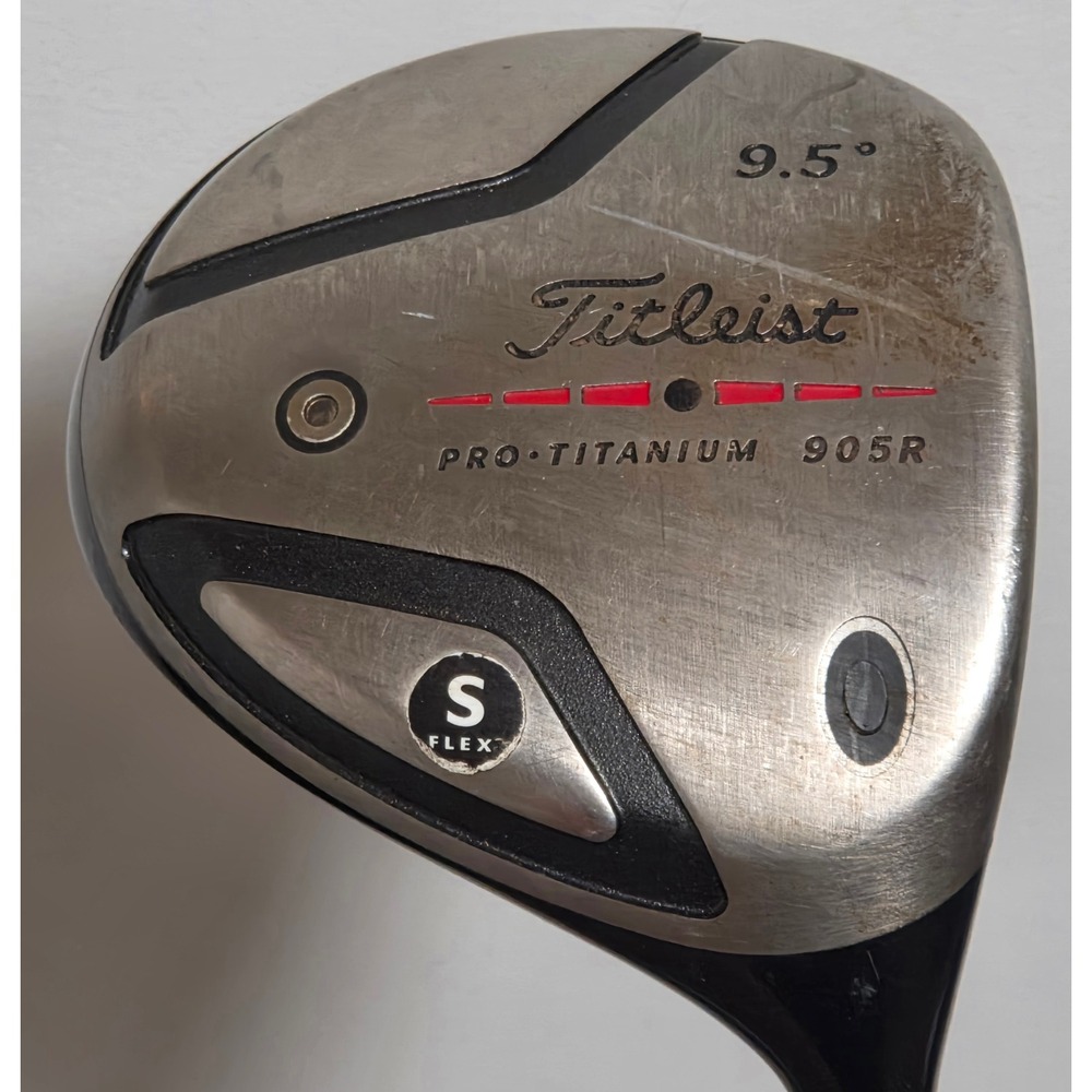 Titleist Pro-Titanium 905R Driver 9.5 Degree Fujikura Speeder Stiff Flex S-Flex